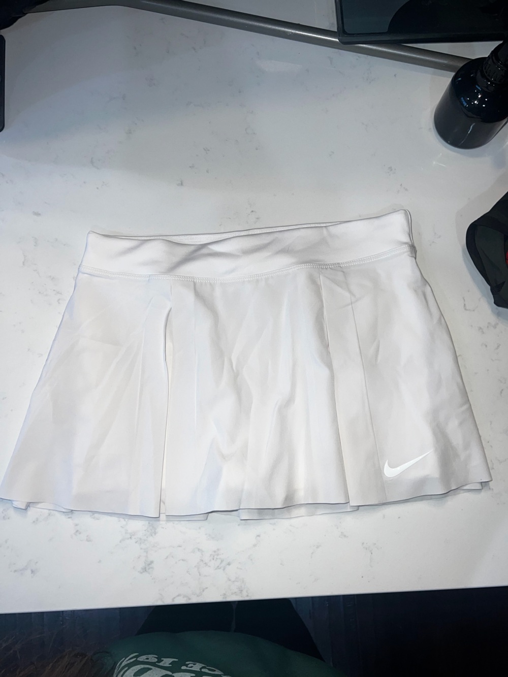 Nike White Athletic Skirt with Built-In Short